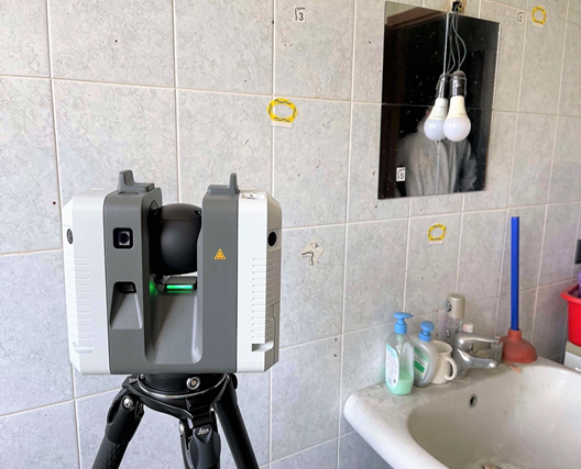 Mapeo del escenario de un delito con la tecnología de Leica Geosystem - imágenes reales de la escena de un delito